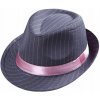 Klobúk FEDORA gangsterský SIVÝ mafia gangster