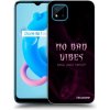 Picasee silikónový prehľadný obal pre Realme C11 (2021) - No bad vibes