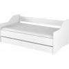 Wilsondo Detská posteľ s úložným priestorom Lulu 180x80 - biela