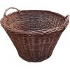 HRADIL H161 Prútený kôš na drevo ku krbu okrúhly 50 x 38 cm