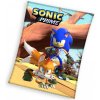 Carbotex Deka Detská Ježko Sonic a Tails 130x170 film/seriál hnedá
