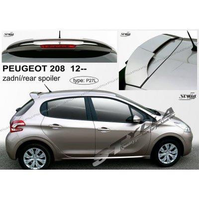 Spoiler zadných dverí horný Peugeot 208 2012-2019