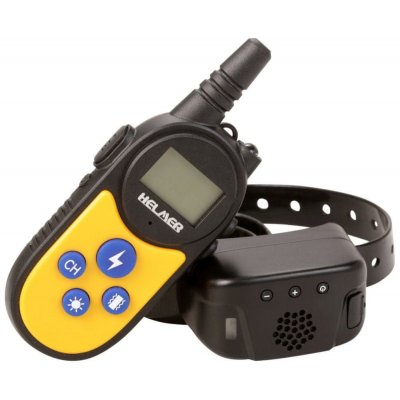 HELMER elektronický výcvikový obojok pre psov TC 1000/ s intercomom/ dosah 1000 m/ IP67/ dĺžka obojku 70 cm