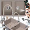 Dvojkomorový drez Sink Quality TWINO granit béžový