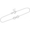 Eppi strieborný fashion náramok Infinity BR34263