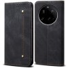 VSETKONAMOBIL 104118 DENIM Peňaženkový kryt pre Xiaomi 15 Ultra čierny