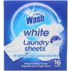 At Home Wash Laundry Sheets White 16 ks