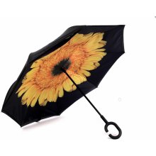 Žlutý květ deštník obrácený žlutý