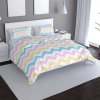 Sablio Obliečky Trojfarebné čmáranice - 140x220 / 90x70