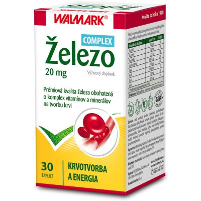 Walmark Železo 20 mg 30 tabliet od 4,6 € - Heureka.sk