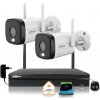 DAHUA zostavy Dahua IP monitorovacia súprava 2 aktívnych IR LED kamier WI-FI 5MPx do 30 m