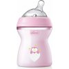 Chicco sklenená fľaša ružová 250 ml