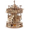 Ugears 3D drevené mechanické puzzle Kolotoč