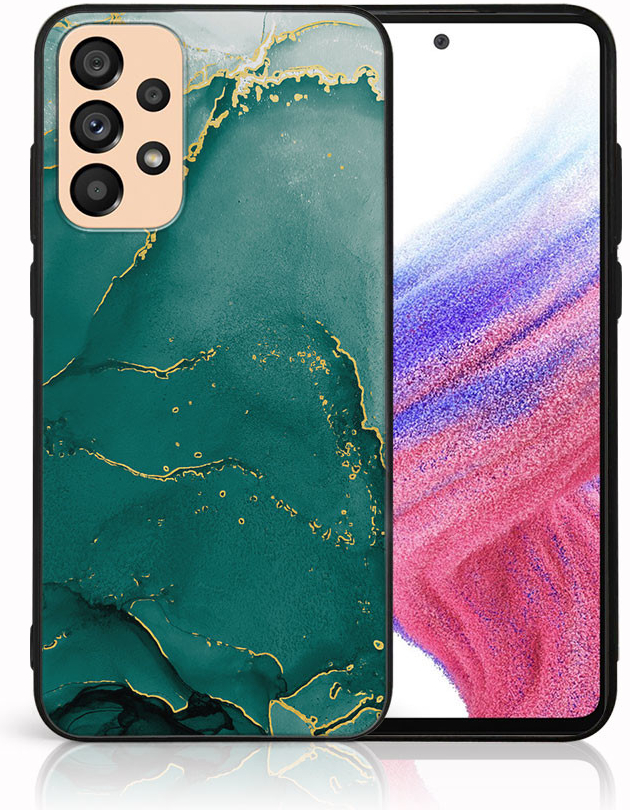 Púzdro PROTEMIO 47904 MY ART Ochranný obal Samsung Galaxy A53 5G -GREEN MARBLE (145)