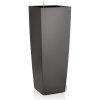 Cubico 40 alto samozavlažovací kvetináč Lechuza Premium farby: antracit metalická