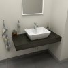 Sapho TAILOR rockstone doska 90x50 cm, prevedenie límca L TR090L