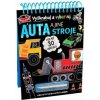 Auta a jiné stroje - Vyškrabuj a vybarvuj - Kolektiv
