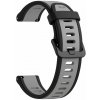 Silikónový remienok Ricardo 18mm (Garmin Venu 2S, Vívoactive 4S, Forerunner 265S, Venu 3S aj.), čierny, Quick Release