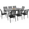 di volio Záhradný nábytok Pavia 8+1 šedý