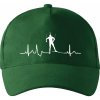 EKG biatlon - Šiltovka 5P - Univerzálna veľkosť ( Fľaškovozelená )