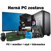Hráčsky PC Intel i3 + GTX 1050ti + LCD 24