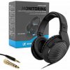 Káblové slúchadlá okolo uší Sennheiser HD 200 Pro čierne