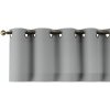 Dekoria Krátky záves na kolieskach, sivá, 130 x 40 cm, Loneta, 133-24