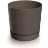 PROSPERPLAST Kvetináč TUBO P ECO WOOD kávový 10,8cm
