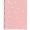 MIQUELRIUS Kvetiny blok A5 špirálový linajkový špirála na dlhej strane pastelovo ružový 80 listov