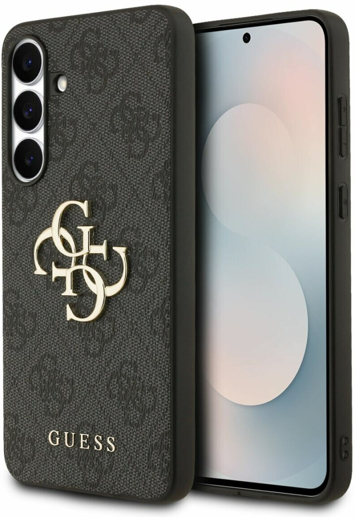 Guess Pu Leather 4G Metal Logo Samsung Galaxy S25 FE Black Guhcs25Fe4Gmggr