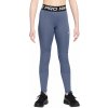 Dievčenské nohavice Nike Girls Pro Dri-Fit - world indigo/black/white - Modrý (M)