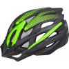 Etape Twister cyklistická prilba čierna-zelená - S/M (55-58 cm)