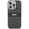 Kryt na mobil DKNY PC/TPU Repeat Pattern Tonal Stripe Magsafe Zadný Kryt pre iPhone 16 Pro Max Black (DKHMP16XHRHSEK)