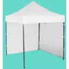 Expodom Párty stan 2x2m – oceľový, Biela, 2 bočné plachty