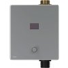 AlcaPlast ASP3-KBT - Automatický splachovač WC s manuálnym ovládaním, kov, 6 V (napájanie z batérie)