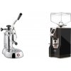 La Pavoni Stradivari Lusso + Eureka Mignon Turbo, CR black