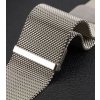 Remienok na hodinky APPLE WATCH 38/40/41mm platina DUX DUCIS MILANESE (Nerezový magnetický remienok pre Apple Watch 38/40/41mm)