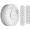 SHD by oneConcept Detektor dymu DOF29, plast, výstražný signál: 85 dB, 9V na batérie (DOF29-20er)