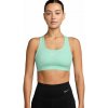 Dámske podprsenky Nike Swoosh Medium Support Non-Padded Sports - mint foam/white - Mätový (XS)