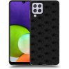 Picasee silikónový čierny obal pre Samsung Galaxy A22 A225F 4G - Separ - Black On Black 1