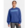 Dámska mikina Under Armour Rival Fleece WordmarkOS Crew-BLU Modrá XS