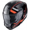 SCORPION prilba EXO-930 EVO Ardens metallic black/red - L