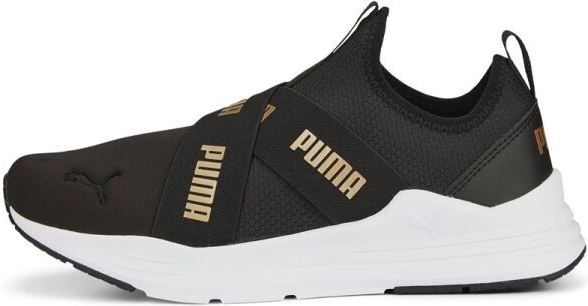 Puma Wired Run Slipon Metallics W čierne