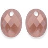 Sparkling Jewels Oválne prívesky na náušnice zo slnečného kameňa EAGEM58 MO
