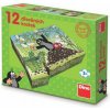Dino Kocky kubus Krtko a priatelia drevo 12 ks