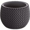 Kvetináč SPLOFY BOWL s vkladom 18 cm - farba: antracit