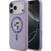 Karl Lagerfeld Liquid Silicone Karl and Choupette MagSafe kryt pre iPhone 17 Pro Max fialový (KLHMP17XSCMKCRHU)