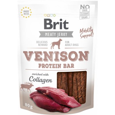 Brit Jerky Snack - Venison Protein Bar 80g