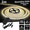 LEDprodukt 2m SMD2835 60LED/m IP20 neutrálna b. - KOMPLETNÁ SADA