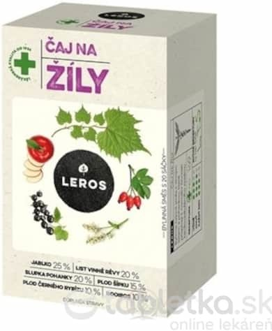 LEROS ČAJ NA ŽILY 20 x 2 g